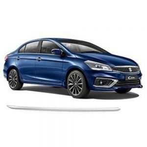 Chrome Trunk Garnish Compatible with Ciaz  - Silver